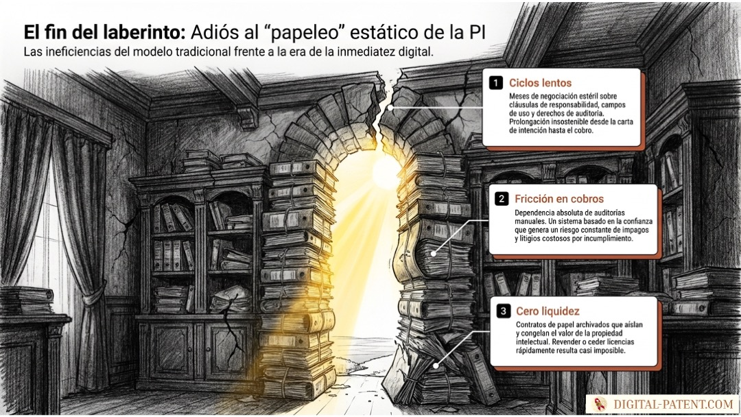 Contratos inteligentes vs. Licencias de PI tradicionales: Lo que los abogados de patentes deben saber en 2026 | Digital-Patent.com