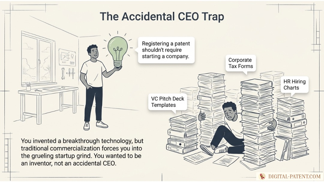 Armchair Commercialization: Monetize Your Patent Without Starting a Business | digital-patent.com