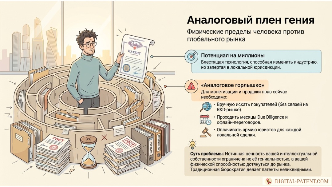 Digital Patent AI: Почему ваша интеллектуальная собственность должна стать программируемой | digital-patent.com