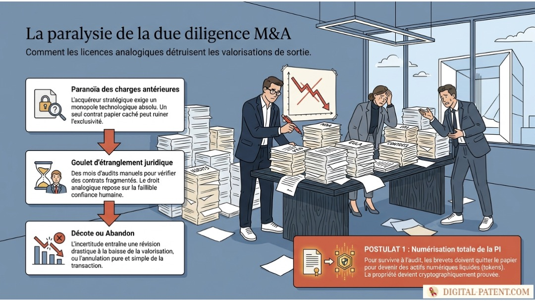 Le piège de la DeepTech: pourquoi concéder votre IA de base détruit votre sortie M&A | digital-patent.com