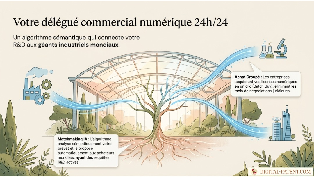 Commercialisation depuis son canapé : Monétisez votre brevet sans créer d'entreprise | Digital-Patent.com