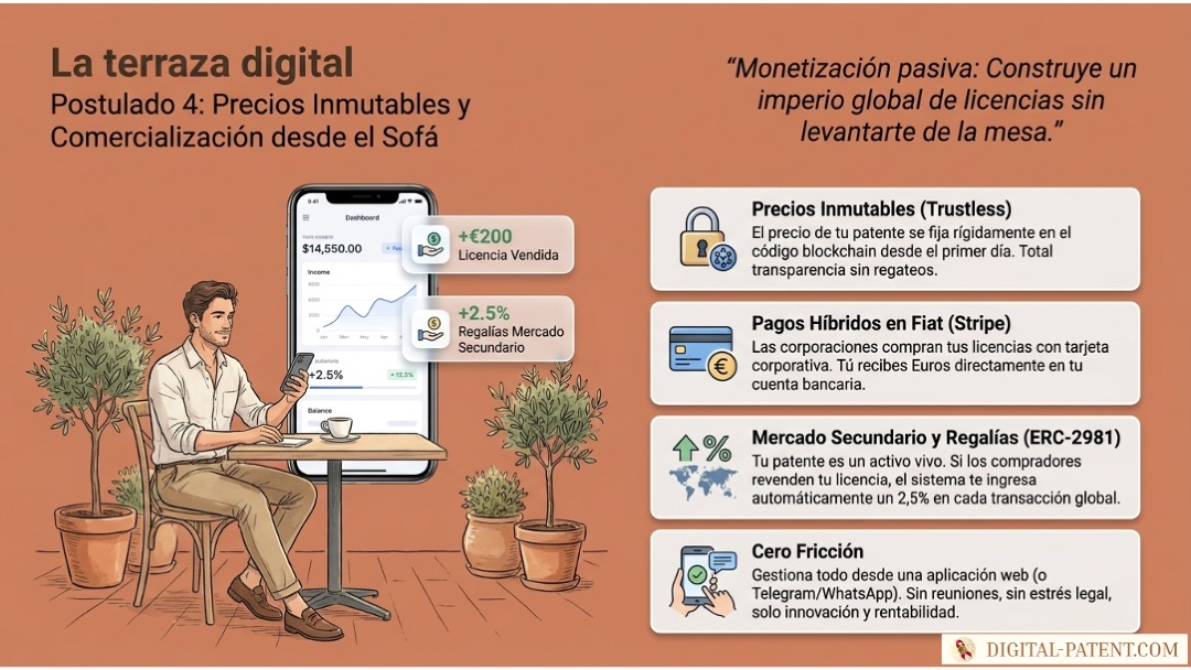 Comercialización desde el sofá: Monetice su patente sin iniciar un negocio | Digital-Patent.com