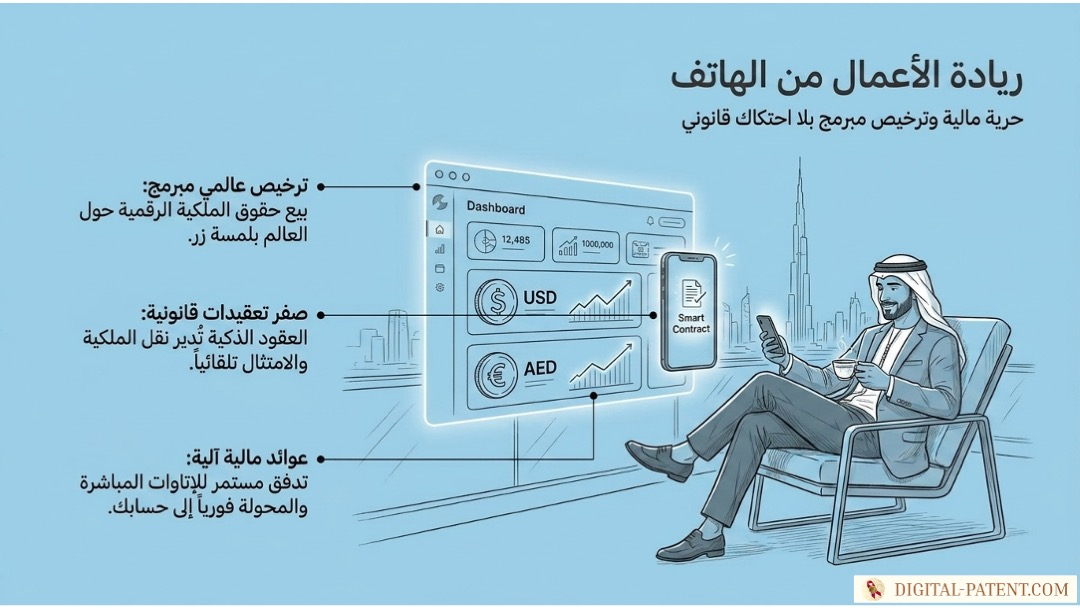 Digital Patent AI: لماذا يجب أن تصبح ملكيتك الفكرية قابلة للبرمجة | digital-patent.com